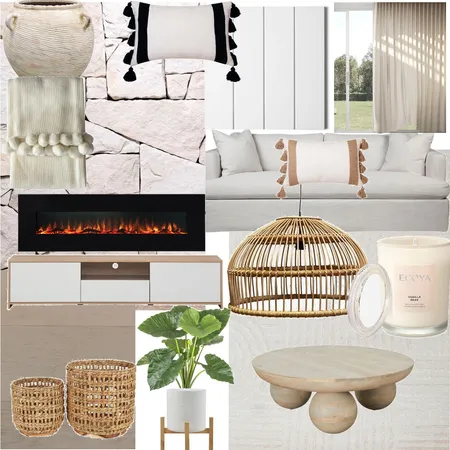 Living Room Interior Design Mood Board by Palma Beach House on Style Sourcebook