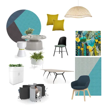 Office Space Interior Design Mood Board by Boutique Yellow Interior Decoration & Design on Style Sourcebook