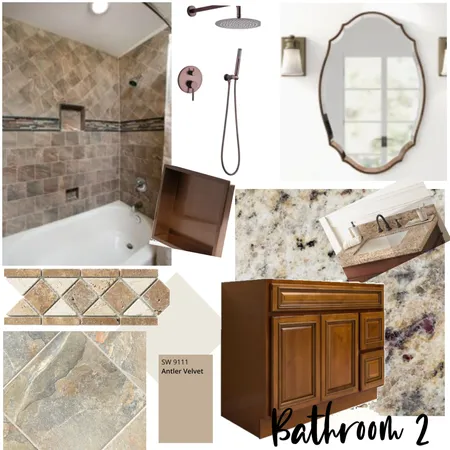Bathroom #2 IDS120 Interior Design Mood Board by NMattocks on Style Sourcebook