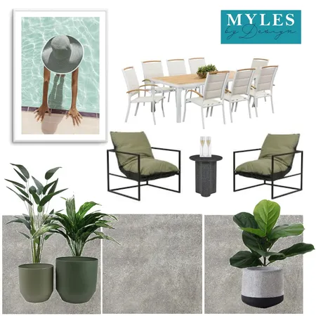Hayley & Mark McDonnell - Outdoor Option 1 Interior Design Mood Board by Stacey Myles on Style Sourcebook