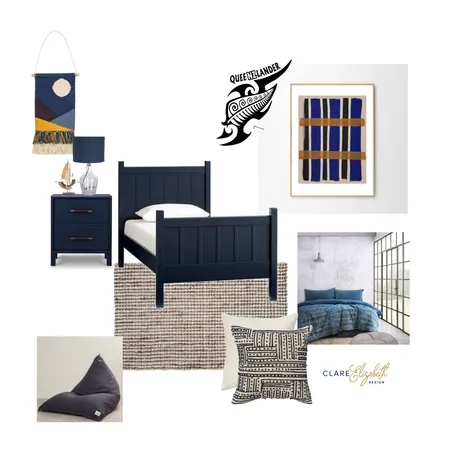 Tween boy bedroom Interior Design Mood Board by Clare Elizabeth Design on Style Sourcebook