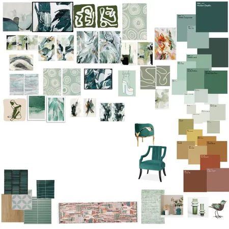 shades of green Interior Design Mood Board by Ruth Fisher on Style Sourcebook