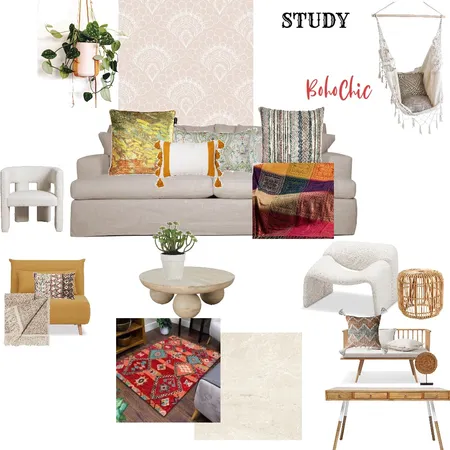 Boho Chic Interior Design Mood Board by naseerahally on Style Sourcebook