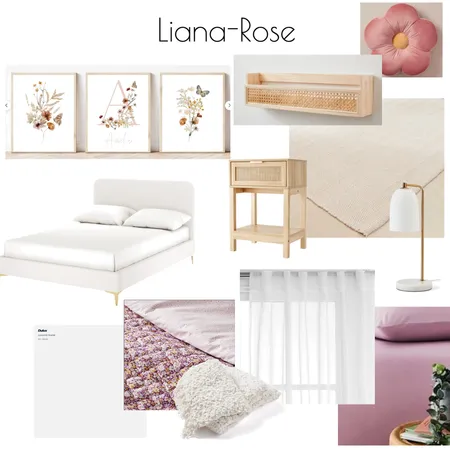 Liana-Rose's Room Interior Design Mood Board by CourtenayBartolo on Style Sourcebook