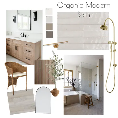 Organic Modern Bath Interior Design Mood Board by HannahC on Style Sourcebook