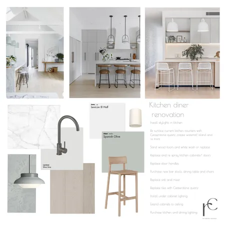 Skennars Head kitchen diner Interior Design Mood Board by Interior Design Rhianne on Style Sourcebook