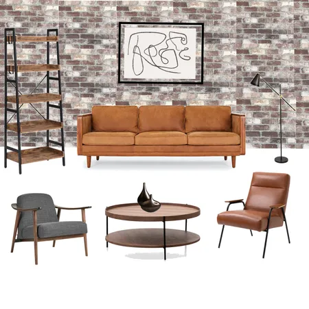 industrial lounge Interior Design Mood Board by Sara allen on Style Sourcebook