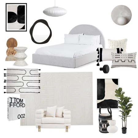 bed room 2 BW Interior Design Mood Board by Deslandes on Style Sourcebook