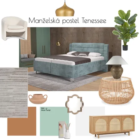 Manželská postel vario Tenessee Interior Design Mood Board by veronika.mozna on Style Sourcebook