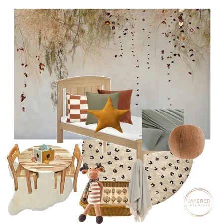 Kids Bedroom Interior Design Mood Board by Layered Interiors