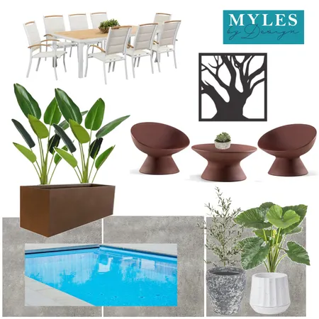 Hayley & Mark McDonnell - Outdoor Option 2 Interior Design Mood Board by Stacey Myles on Style Sourcebook