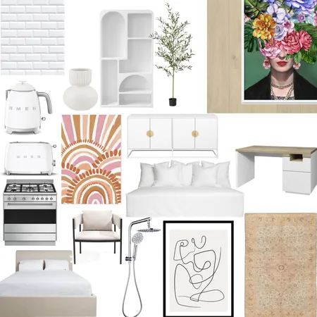 living Interior Design Mood Board by pinck on Style Sourcebook