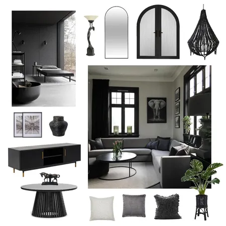 Achromatic Interior Design Mood Board by Sue Studio on Style Sourcebook