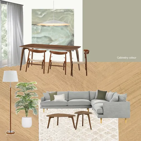 Melody St - living dining white pendant Interior Design Mood Board by tgapps on Style Sourcebook