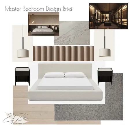 7 Gray St - Master Bed Design Brief Interior Design Mood Board by EF ZIN Interiors on Style Sourcebook