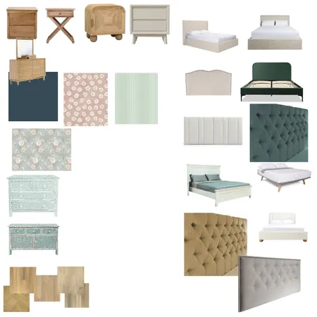 master bed green Interior Design Mood Board by Ruth Fisher on Style Sourcebook