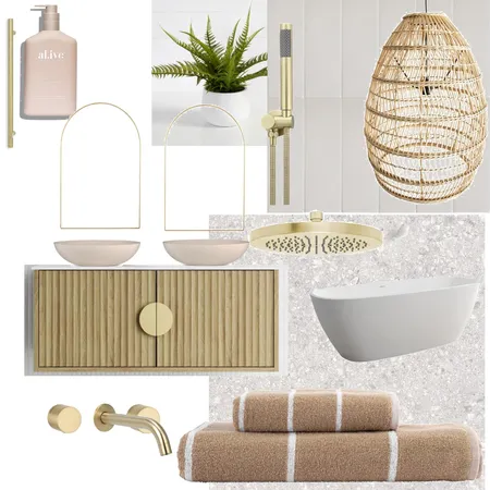 Ensuite Bathroom (Down stairs) Interior Design Mood Board by Palma Beach House on Style Sourcebook