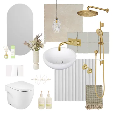 Mood Board - Main Bathroom Interior Design Mood Board by Courtney Breen on Style Sourcebook