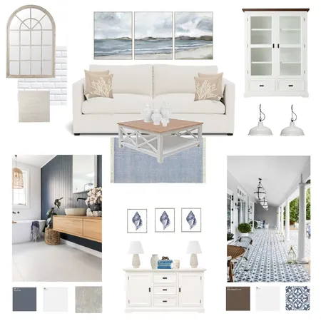 Hamptons Design Style Interior Design Mood Board by Caroline Andrea on Style Sourcebook