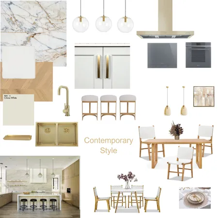 Contemporary Style Interior Design Mood Board by JacquelynRichmond on Style Sourcebook