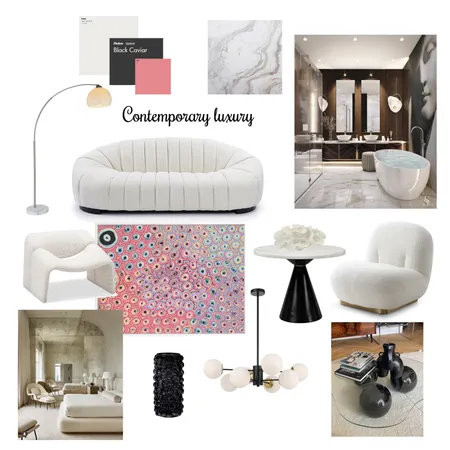 Contemporary luxury mood board Interior Design Mood Board by Kao Ona on Style Sourcebook