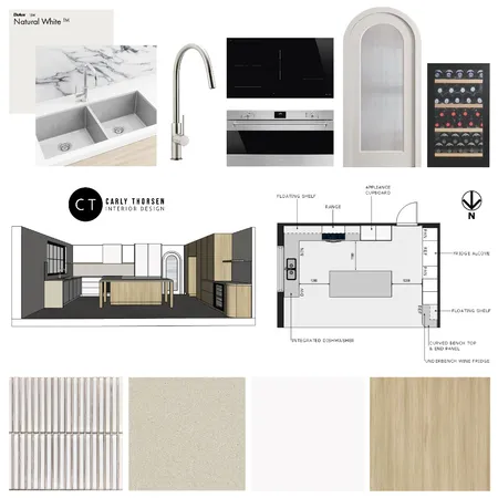 Contemporary Kitchen Design Interior Design Mood Board by Carly Thorsen Interior Design on Style Sourcebook