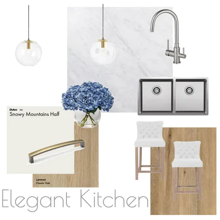 Elegant Kitchen Interior Design Mood Board by darralyn@thecalminterior.com.au on Style Sourcebook