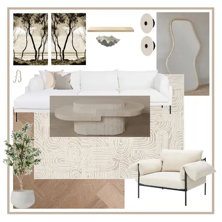 Raw Coastal - Lounge Renovation Interior Design Mood Board by amillâ studio on Style Sourcebook