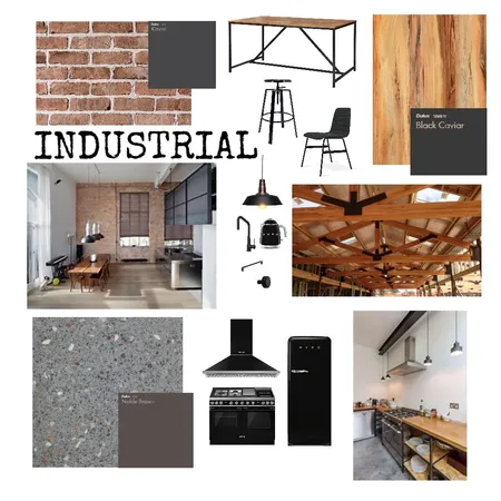 INDUSTRIAL Interior Design Mood Board by MDews108 on Style Sourcebook