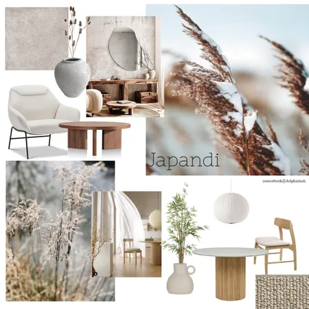 Japandi Interior Design Mood Board by dolphitash on Style Sourcebook