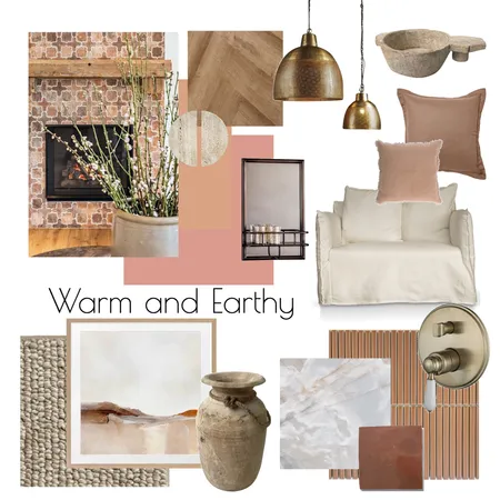warm and earthy Interior Design Mood Board by Elizabeth G Interiors on Style Sourcebook