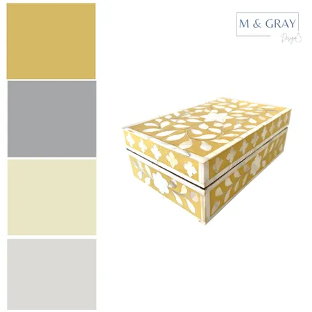 Yellow Accented Analogous Interior Design Mood Board by M & Gray Design on Style Sourcebook