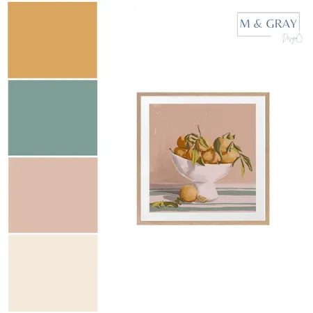 Orange Accented Analogous Interior Design Mood Board by M & Gray Design on Style Sourcebook