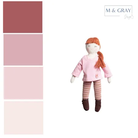 Pink Monochromatic Interior Design Mood Board by M & Gray Design on Style Sourcebook