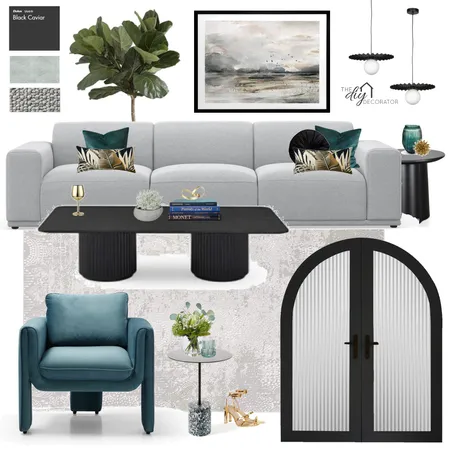 Blue & Moody Interior Design Mood Board by Thediydecorator on Style Sourcebook