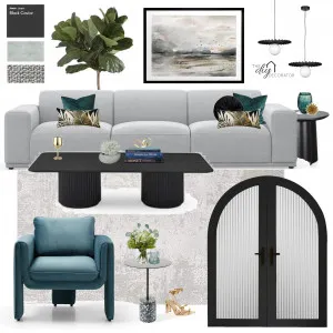 Blue & Moody Interior Design Mood Board by Thediydecorator on Style Sourcebook