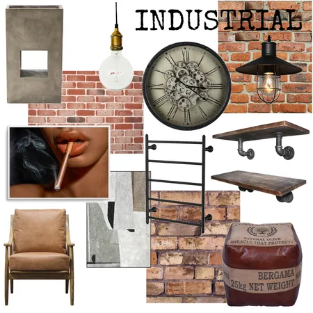 INDUSTRIAL Interior Design Mood Board by SoulnessDesign on Style Sourcebook