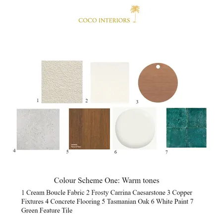 Coolum Beach Colour Scheme 1 Interior Design Mood Board by Coco Interiors on Style Sourcebook