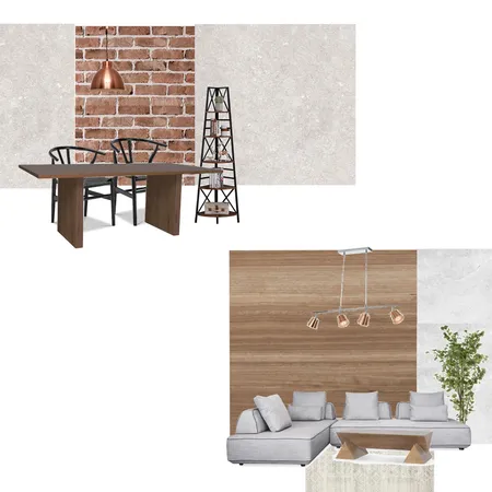 modern industrial living/dining Interior Design Mood Board by maditaylor on Style Sourcebook