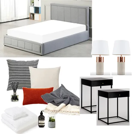 QX 2 bed - bedroom Interior Design Mood Board by Lovenana on Style Sourcebook