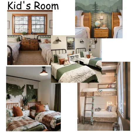 kids rustic room Interior Design Mood Board by Beverly Zaske on Style Sourcebook