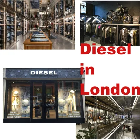 Diesel in London Interior Design Mood Board by Maria Giannouli Designs on Style Sourcebook