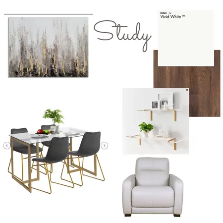 Study Interior Design Mood Board by Sarah Interiors on Style Sourcebook