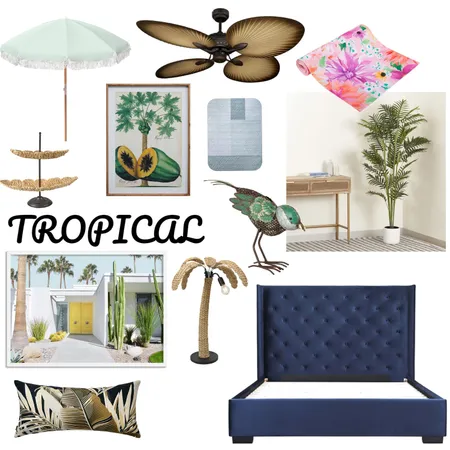 Tropical Interior Design Mood Board by SoulnessDesign on Style Sourcebook