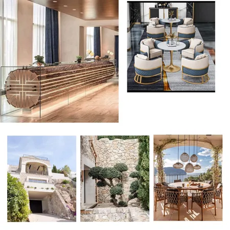 Boutique Hotel Reseption Interior Design Mood Board by Maria Giannouli Designs on Style Sourcebook