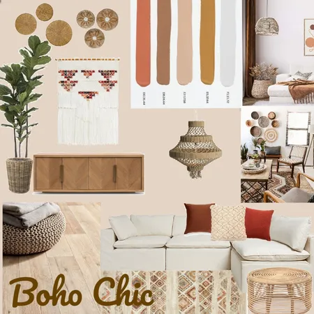 Boho chic Interior Design Mood Board by Serene-Mari on Style Sourcebook