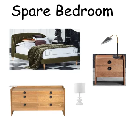 Spare Bedroom Interior Design Mood Board by Organised Design by Carla on Style Sourcebook