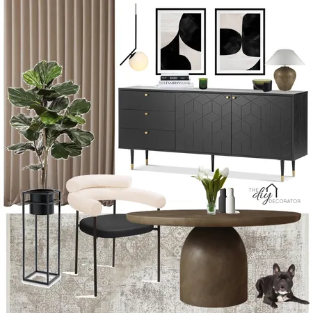 Modern dining Interior Design Mood Board by Thediydecorator on Style Sourcebook