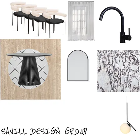 Simply Black & White Interior Design Mood Board by SavillDesignGroup on Style Sourcebook