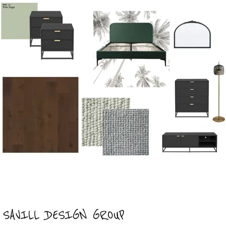 Green Bedroom Interior Design Mood Board by SavillDesignGroup on Style Sourcebook
